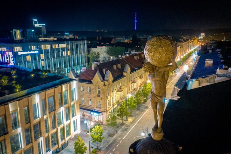 GoVilnius_Gediminas_avenue-night_ AugustasDidzgalvis